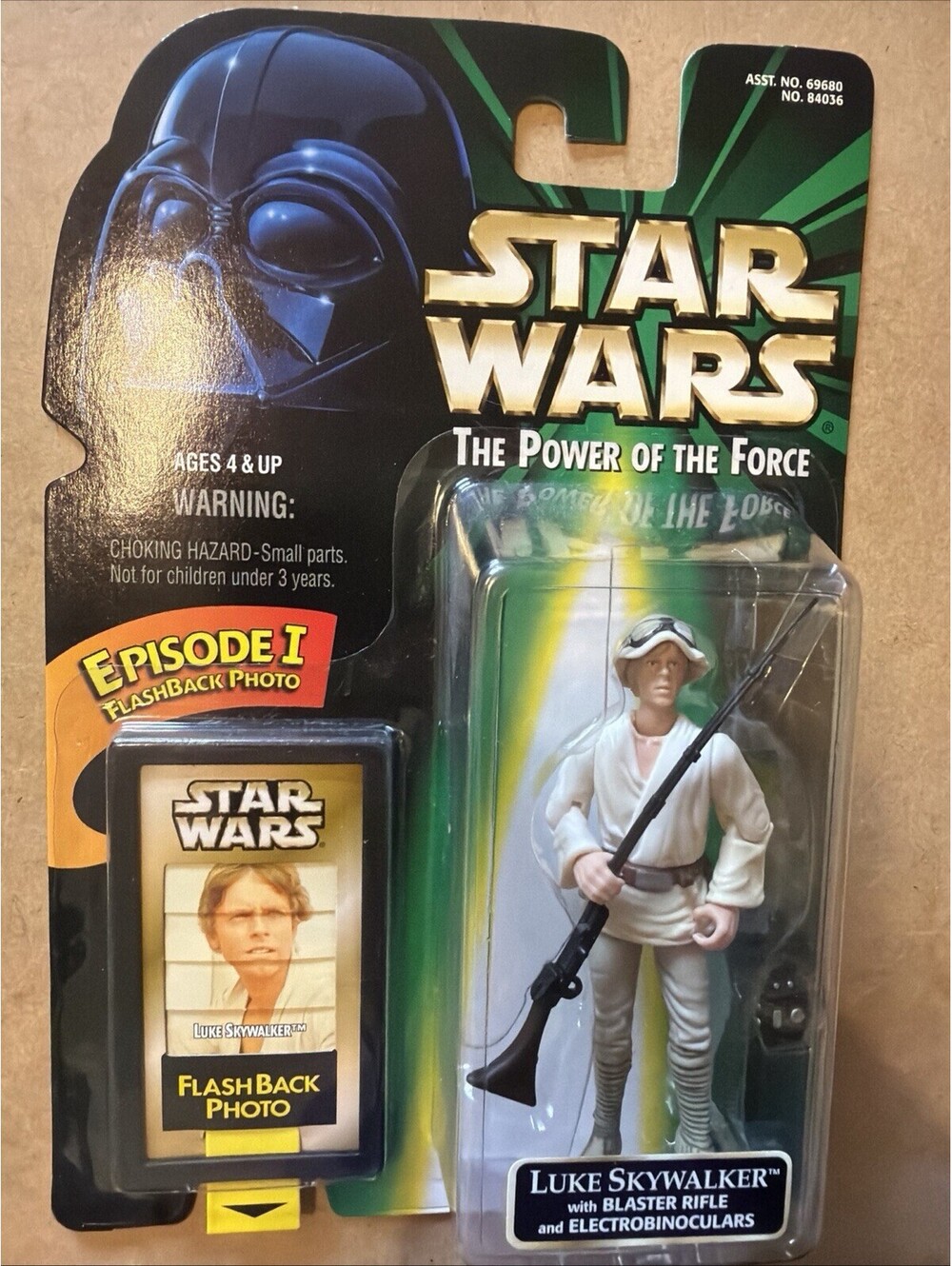 Star Wars Power of the Force Flashback Photo Luke Skywalker MOC Party Version